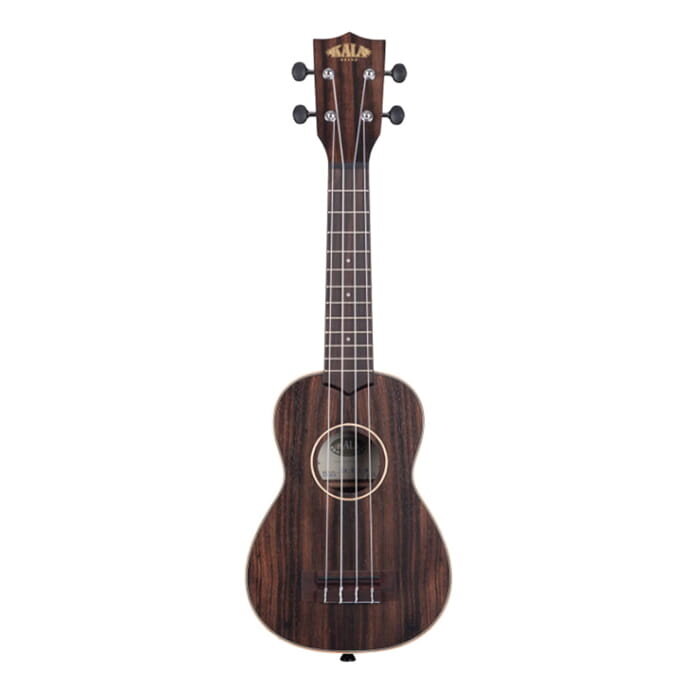Kala KA-EBY-S Soprano Ebony Striped Top, Back & Sides