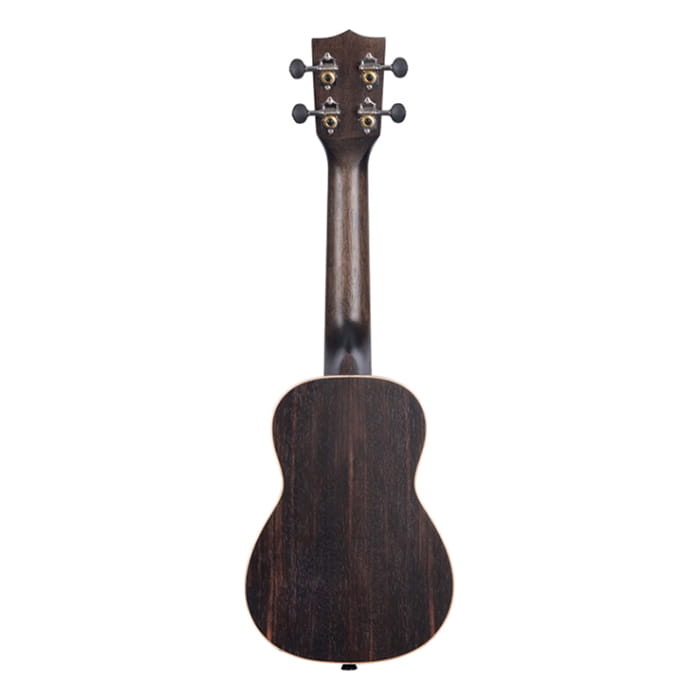 Kala KA-EBY-S Soprano Ebony Striped Top, Back & Sides