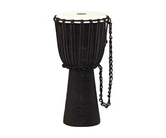 Meinl HL African Djembe Med 10 Blk Carved Blk River
