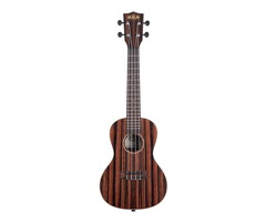 Kala Concert Ebony Striped Top, Back & Sides