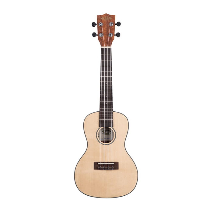 Kala KA-SSTU-C Travel Ukulele, Concert, Spruce Top, with Bag