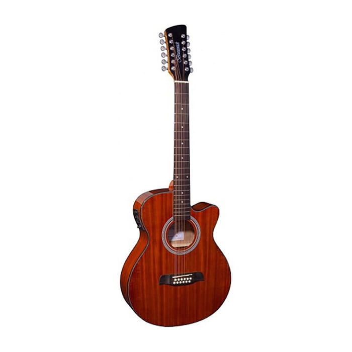 Brunswick Grand Auditorium Cutaway Electro 12 String - Mahogany