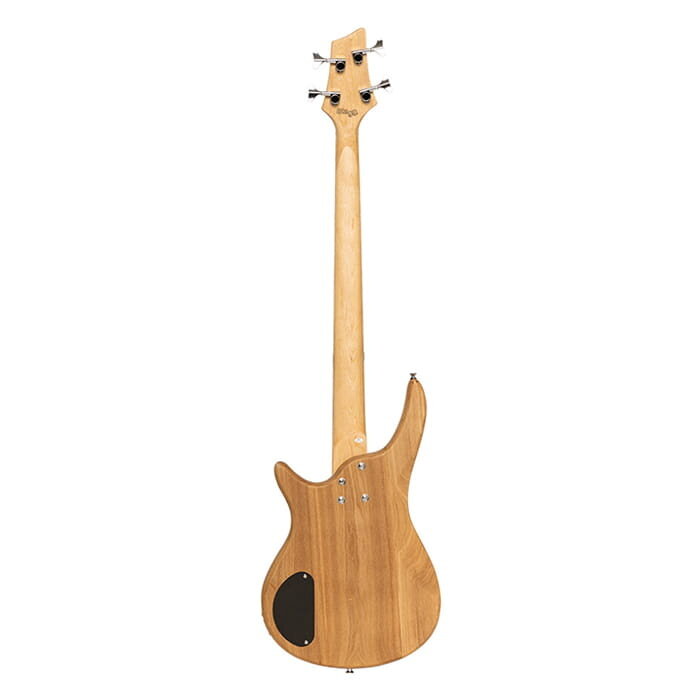 Stagg 4 String Fusion Electric  Bass Guitar Fretless Natural