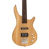 Stagg 4 String Fusion Electric  Bass Guitar Fretless Natural