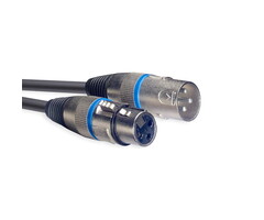 Stagg 3M/10F Blue Microphone Cable XLRf−XLRm