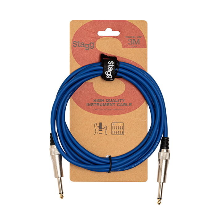 Stagg Stagg 3M/10F Blue Instrument CBL-DLX