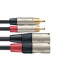 Stagg 3M/10FT Twin Cable RCAm-XLRm DLX