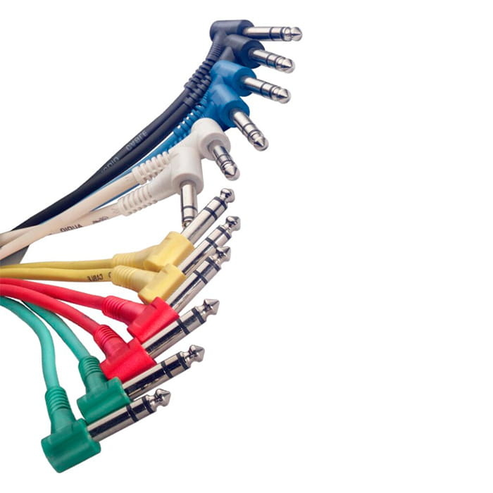 Stagg 6P−60CM/2FT−Patch Cable ST.L PLG MLD