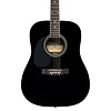 Stagg 4/4 Dreadnought Left Hand Acoustic Guitar Black