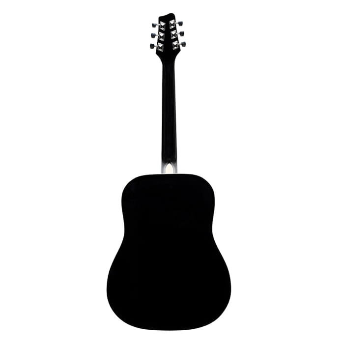 Stagg 4/4 Dreadnought Left Hand Acoustic Guitar Black