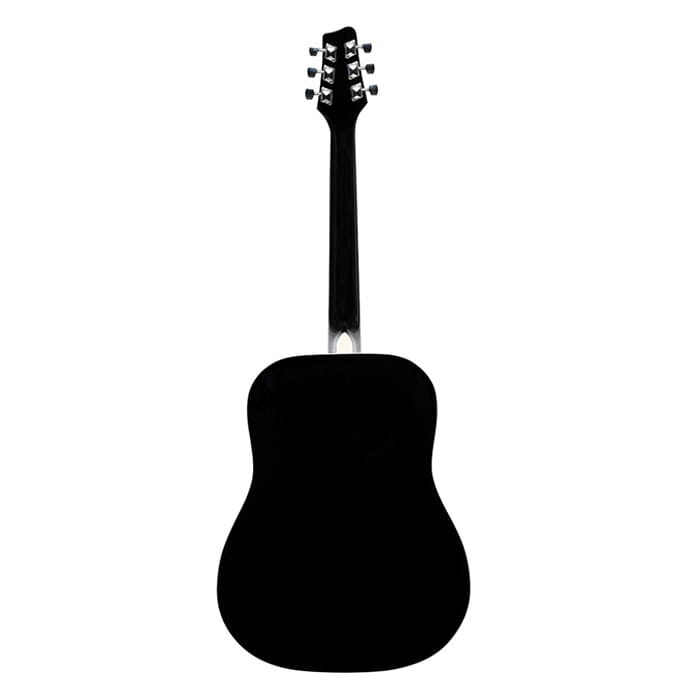 Stagg 4/4 Dreadnought Left Hand Acoustic Guitar Black
