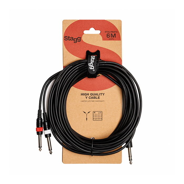 Stagg 6M/20F SPLIT MLD ST.PLUG−2PLUG
