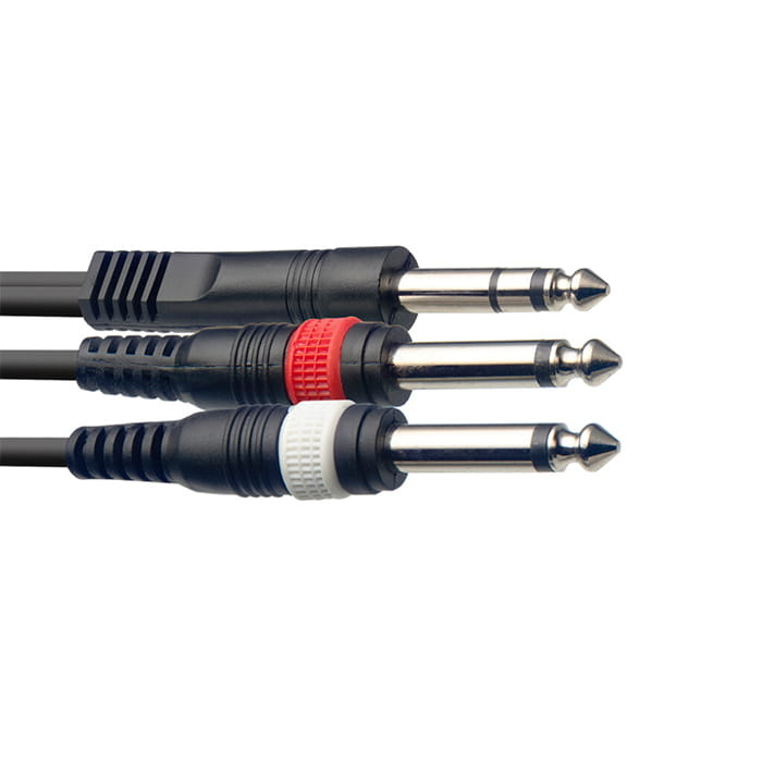 Stagg 6M/20F SPLIT MLD ST.PLUG−2PLUG