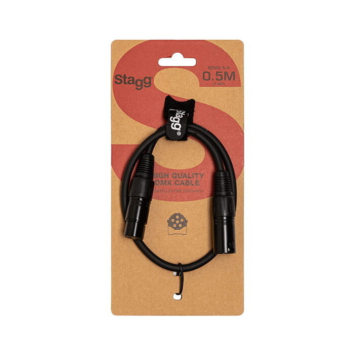 Stagg 5M/16FT DMX CABLE XLRf−XLRm 3P