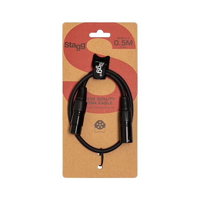 Stagg 5M/16FT DMX CABLE XLRf−XLRm 3P