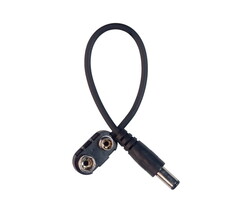 Stagg 15cm DC Power Cable MALE−BAT.9V