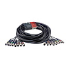 Stagg 15M/50F MULTIC.MLD 8XLRf−8XLRm