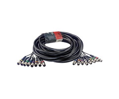 Stagg 15M/50F MULTIC.MLD 8XLRf−8XLRm