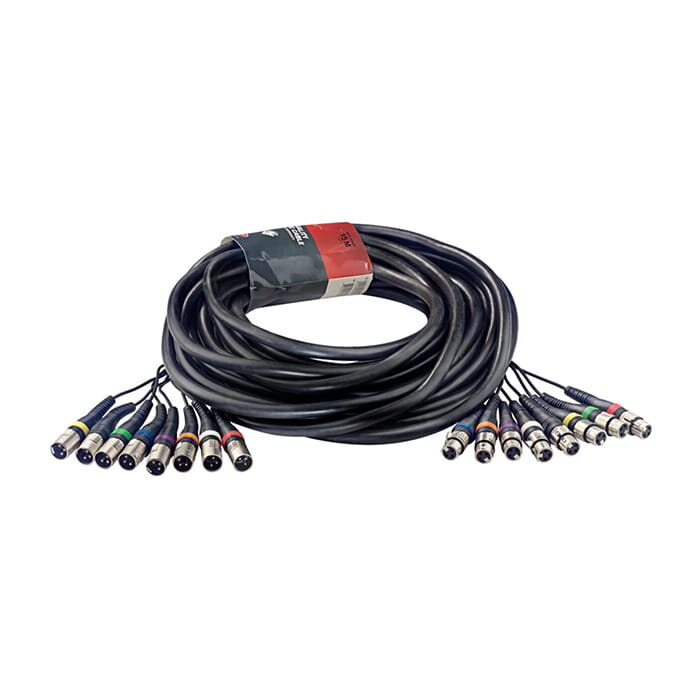 Stagg 15M/50F MULTIC.MLD 8XLRf−8XLRm