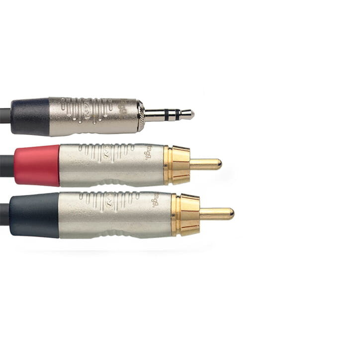 Stagg 10M/33F SPLT minST.PL−2RCAm DL