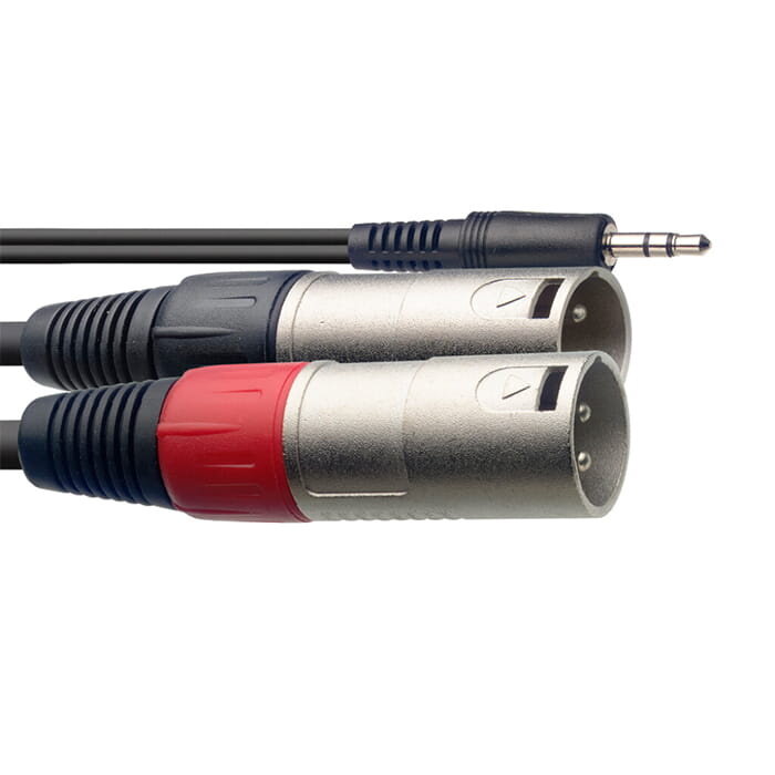 Stagg 2M/6F SPLIT miniST.PLUG −2XLRm