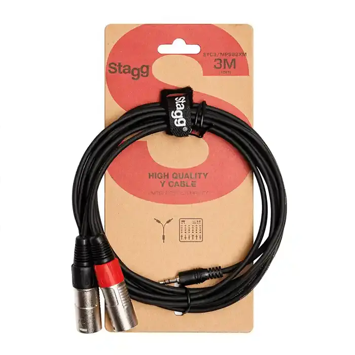 Stagg 3M/9F SPLIT miniST.PLUG −2XLRm