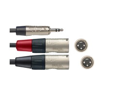 Stagg 1M/3F SPLIT miniST PL−2XLRm DL