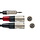 1M/3F SPLIT miniST PL−2XLRm DL