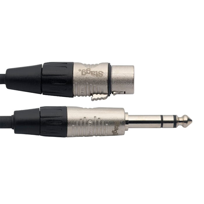 Stagg 6M/20FT AUDIO STER.PLG−XLRf DL