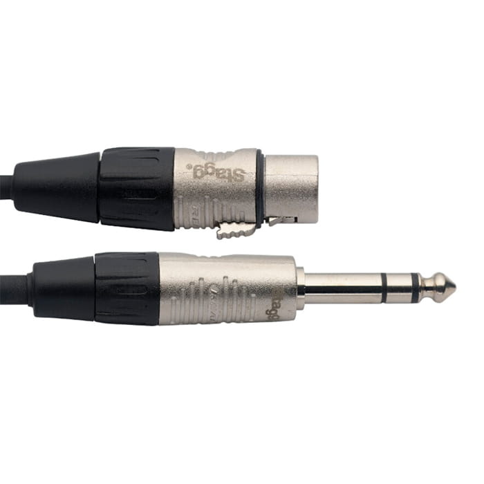 Stagg 6M/20FT AUDIO STER.PLG−XLRf DL