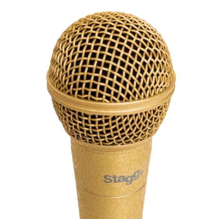 Stagg Cardioid Dynamic Microphone Gold