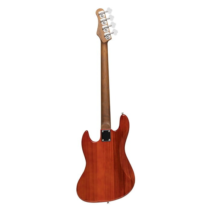 Stagg 4-String Electric Bass Guitar Fiesta Red