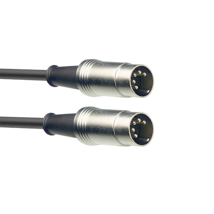 Stagg 1M/3FT Midi Cable Metal DINm
