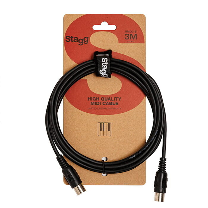 Stagg 3M/10Ft Midi Cable Mould.Dinm