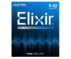 Elixir (3 Pack 12002) Elec Nanoweb Nickel Super Light 9-42