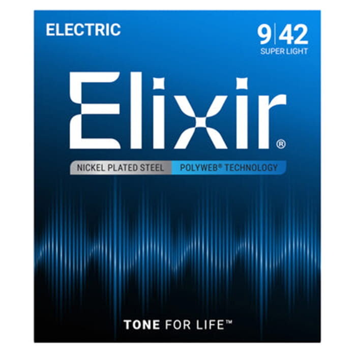 Elixir (3 Pack 12002) Elec Nanoweb  Nickel Super Light 9-42