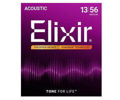 Elixir Elixir (3 Pack 16102) Ac Nanoweb Phos Bronze Medium 13-56