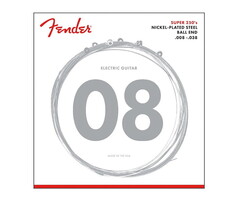 Fender Super 250 Nickel Plated Steel Electric Guitar String Gauges 0.008-.038