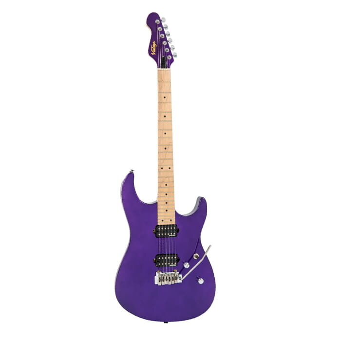 Vintage V6 24 Electric Guitar - Pasadena Purple