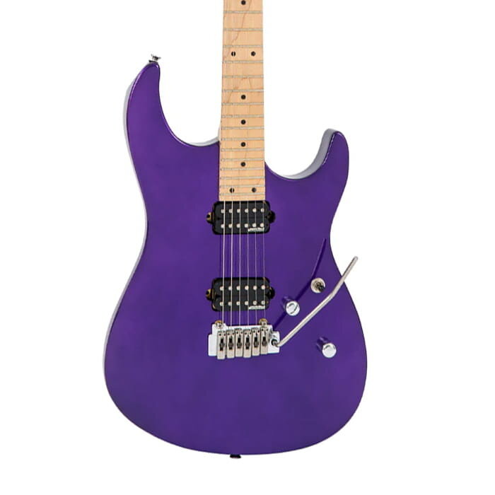 Vintage V6 24 Electric Guitar - Pasadena Purple