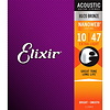Elixir 11002 Nanoweb Extra Light 80/20 Acoustic Guitar String
