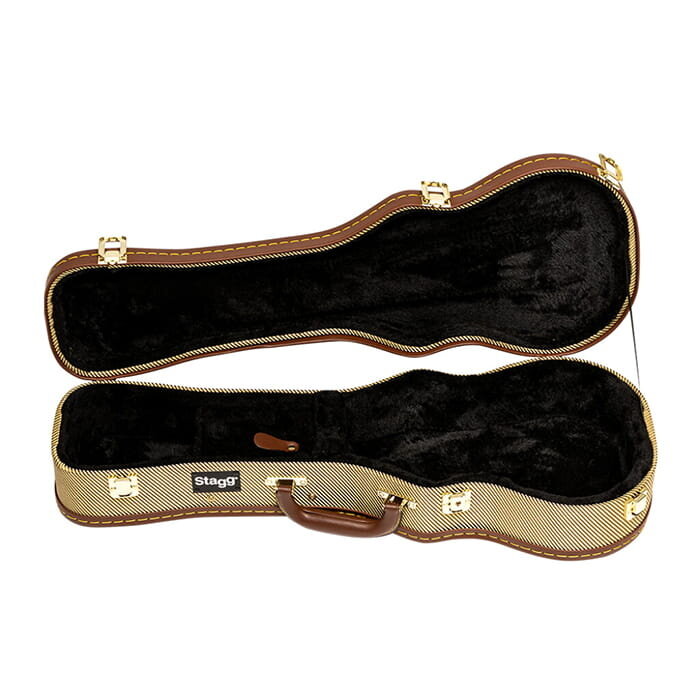 Stagg GCX-UKC Gold Tweed Concert Ukulele Case