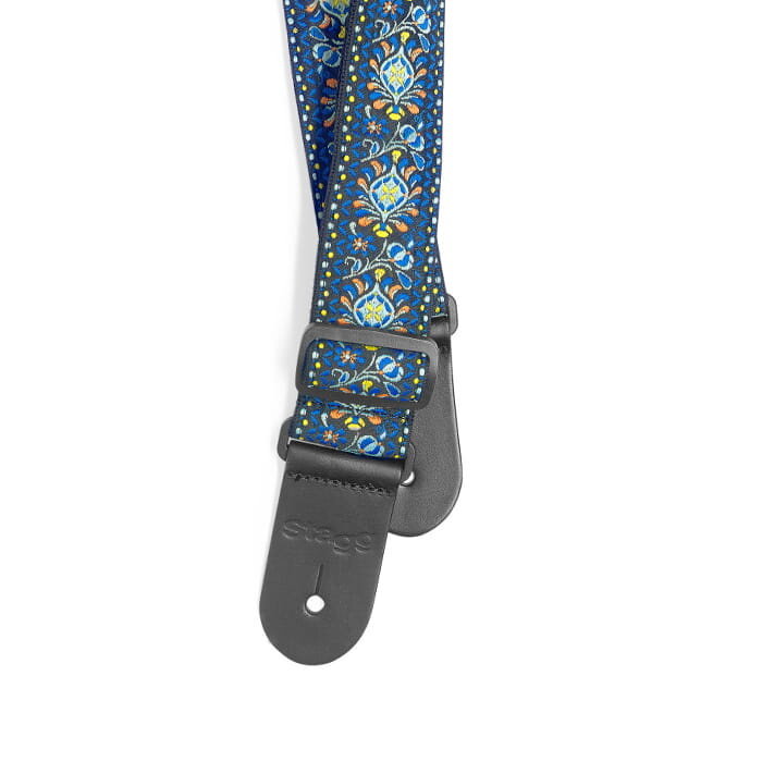 Stagg Woven Strap Nylon Jimi Blue