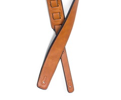 Stagg Padded Leather Strap Honey