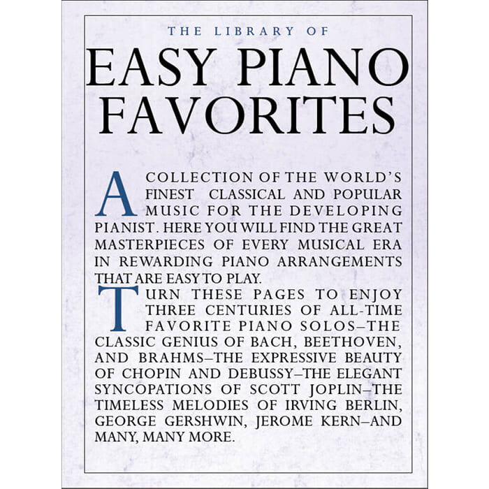 The Library Of Easy Piano Favorites