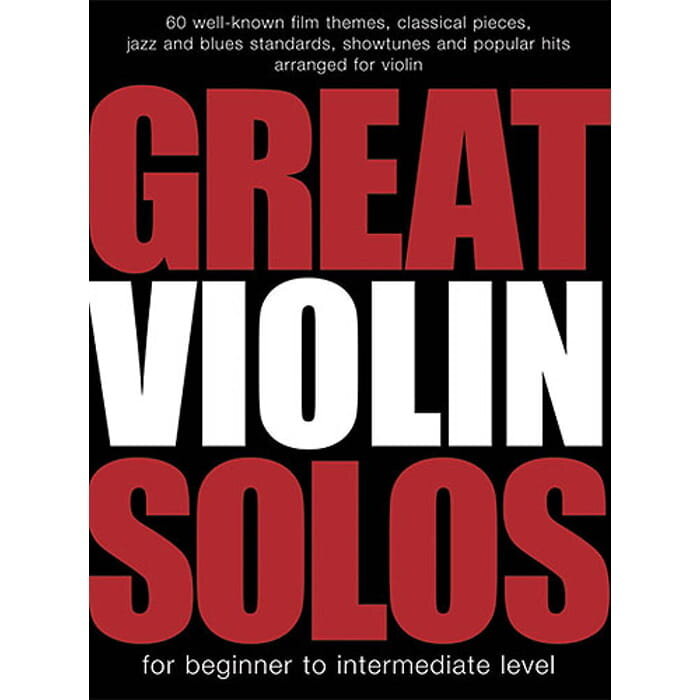 Great Violin Solos VLN Book