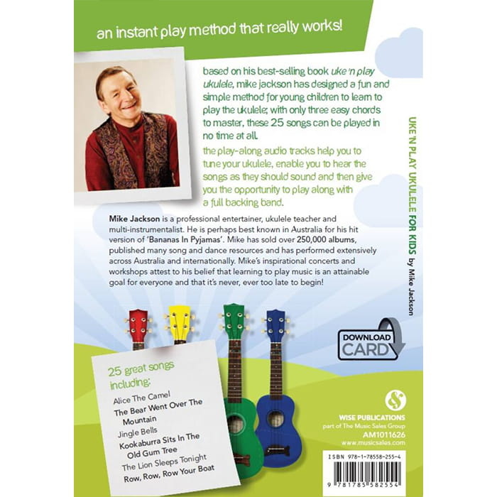 Uke'n Play Ukulele For Kids (Book/Audio Download)