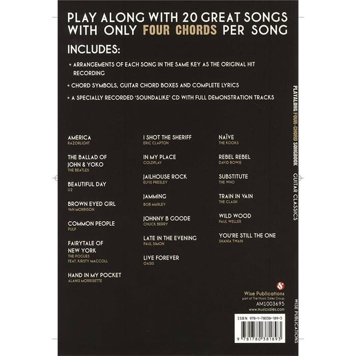 Playalong - 4 Chord Guitar Classics