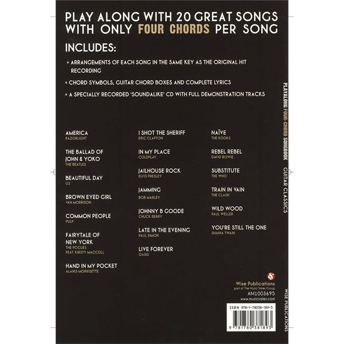 Playalong - 4 Chord Guitar Classics