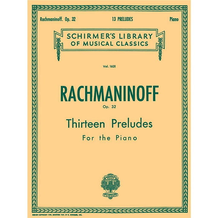 Sergei Rachmaninov:  Thirteen Preludes For  Piano Op. 32